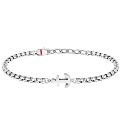 Stalen armband, emaille MARINE