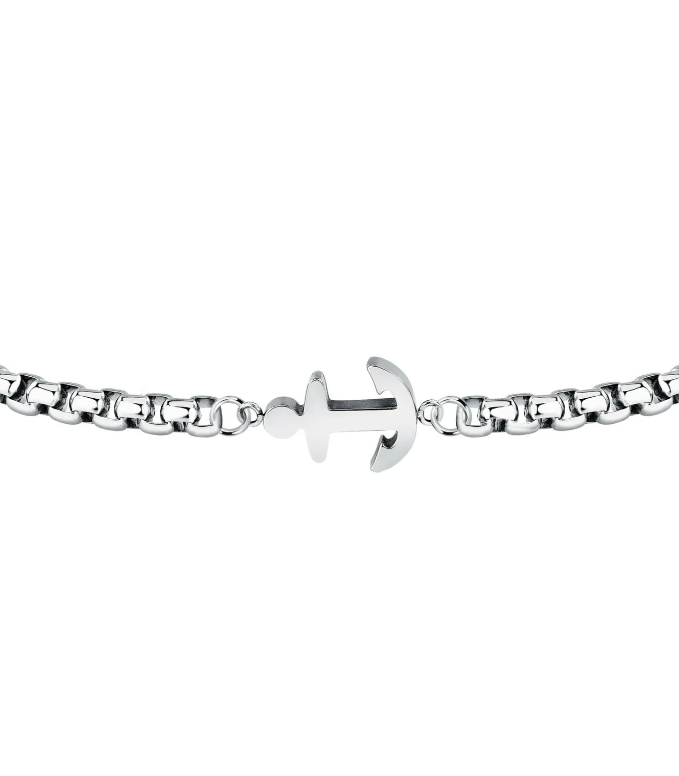 Stalen armband, emaille MARINE