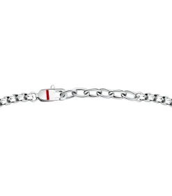 Stalen armband, emaille MARINE