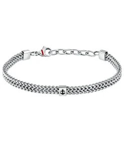 Stalen armband, emaille MARINE
