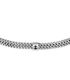 Stalen armband, emaille MARINE