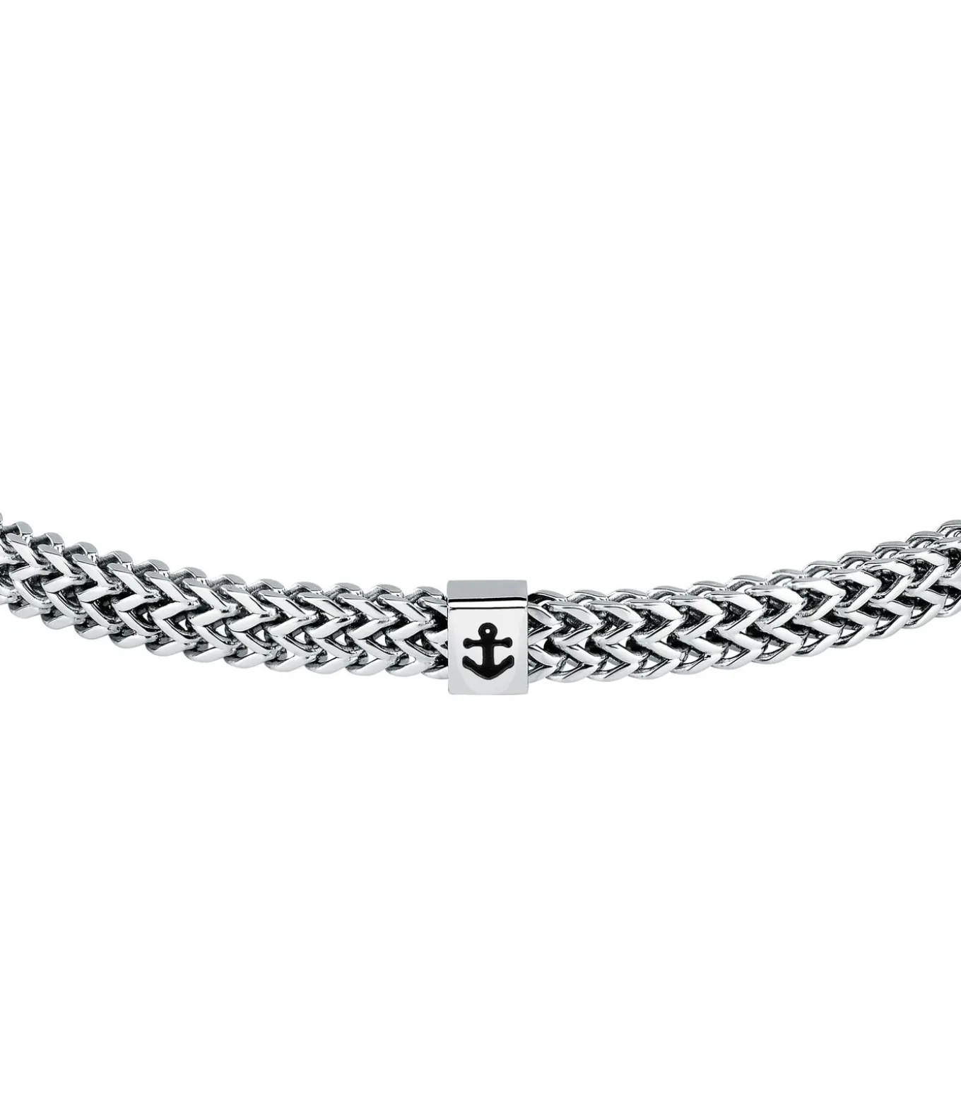 Stalen armband, emaille MARINE