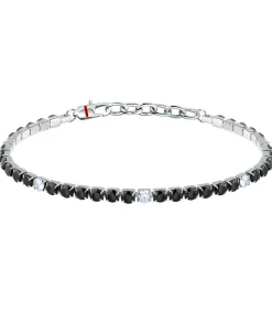 Stalen armband, TENNIS-kristallen