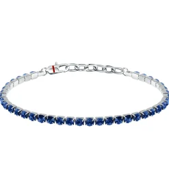 Stalen armband, TENNIS-kristallen
