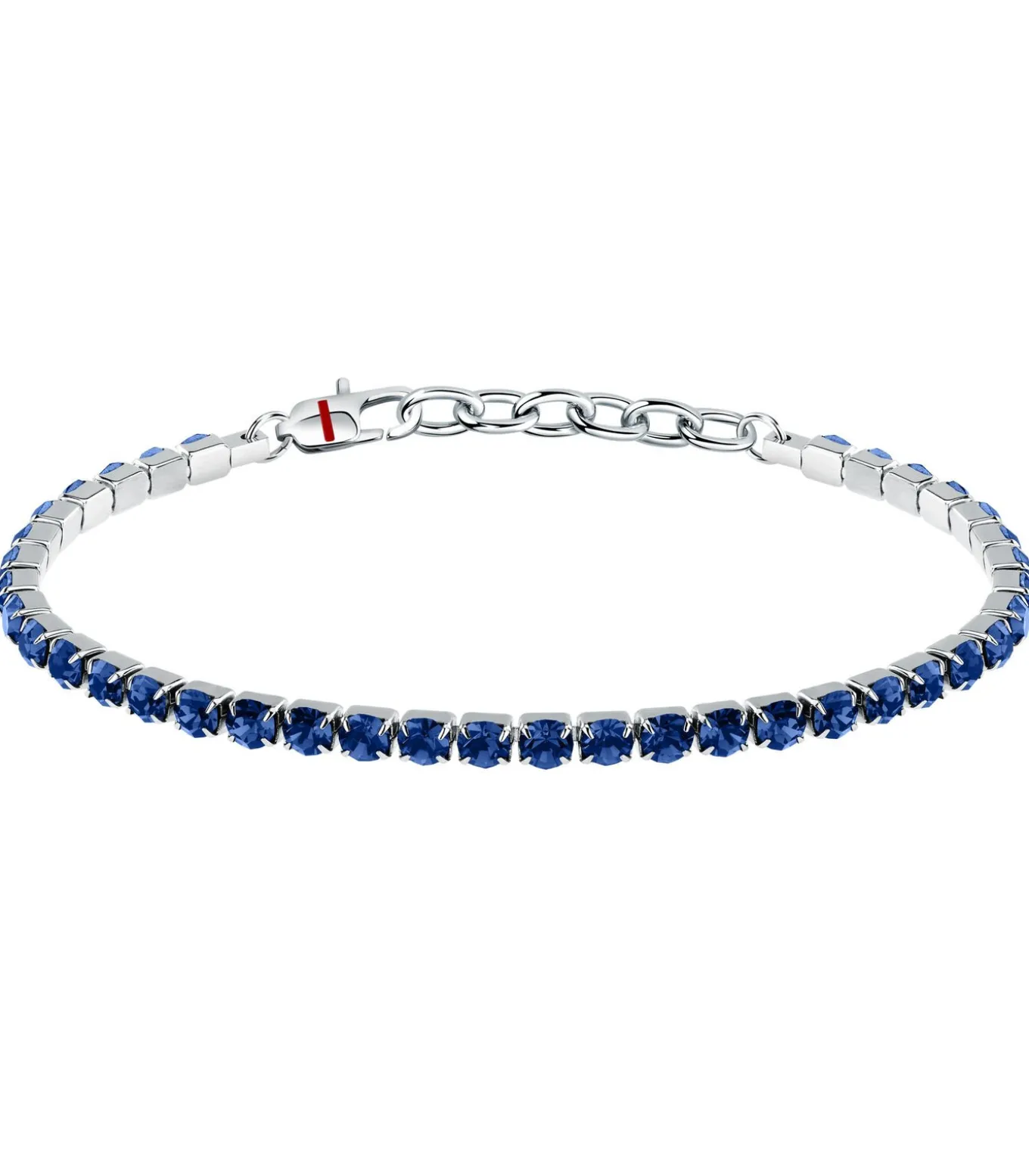 Stalen armband, TENNIS-kristallen