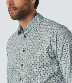 Stijlvol shirt met all-over patroon