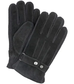 Suede Handschoen Zwart