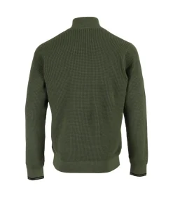 Sweat Waffle Stitch Half ZipJumper