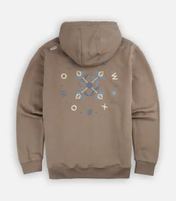 Sweater met sherpa-voering en capuchon CIRCLE