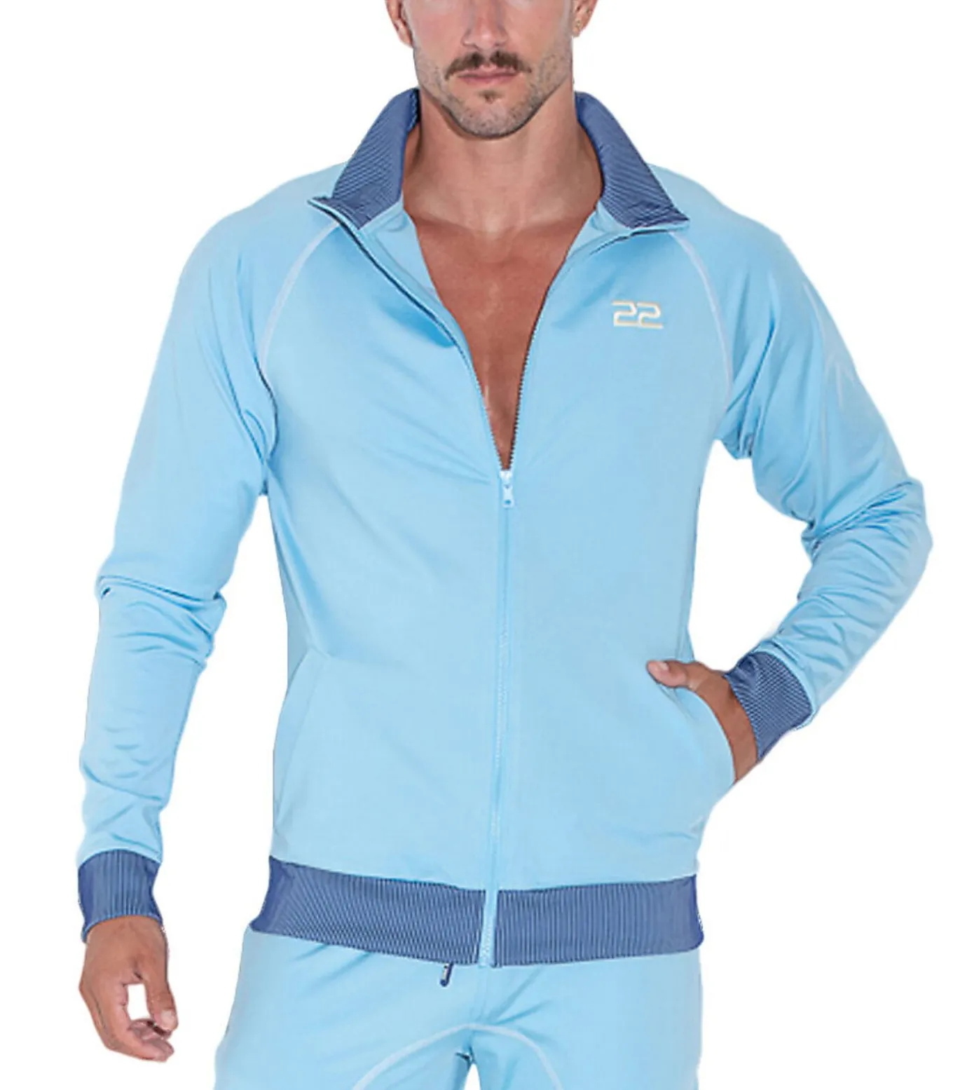 Sweatshirt jas met rits hoge kraag Reflex