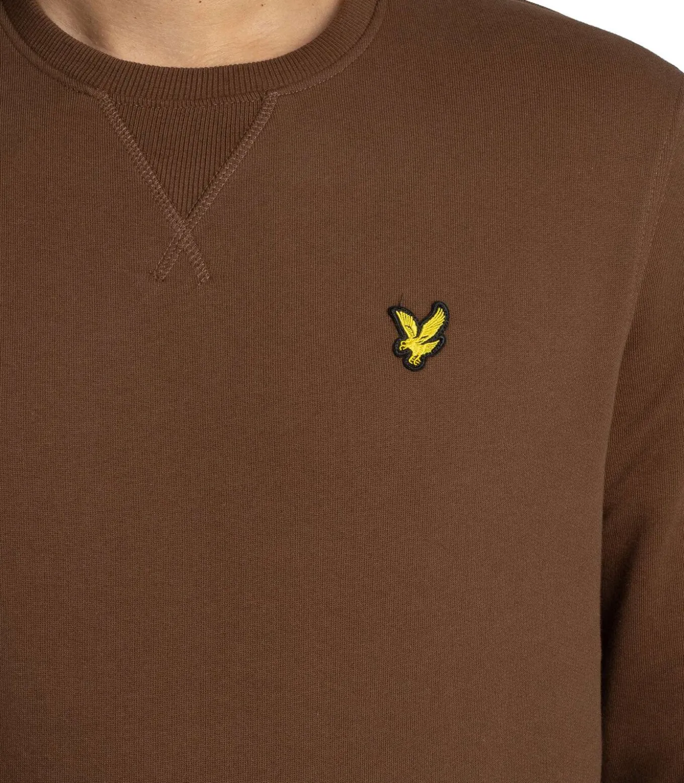 Sweatshirt Met Ronde Hals En Logo