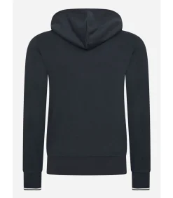 Tipped hooded sweatshirt - navy