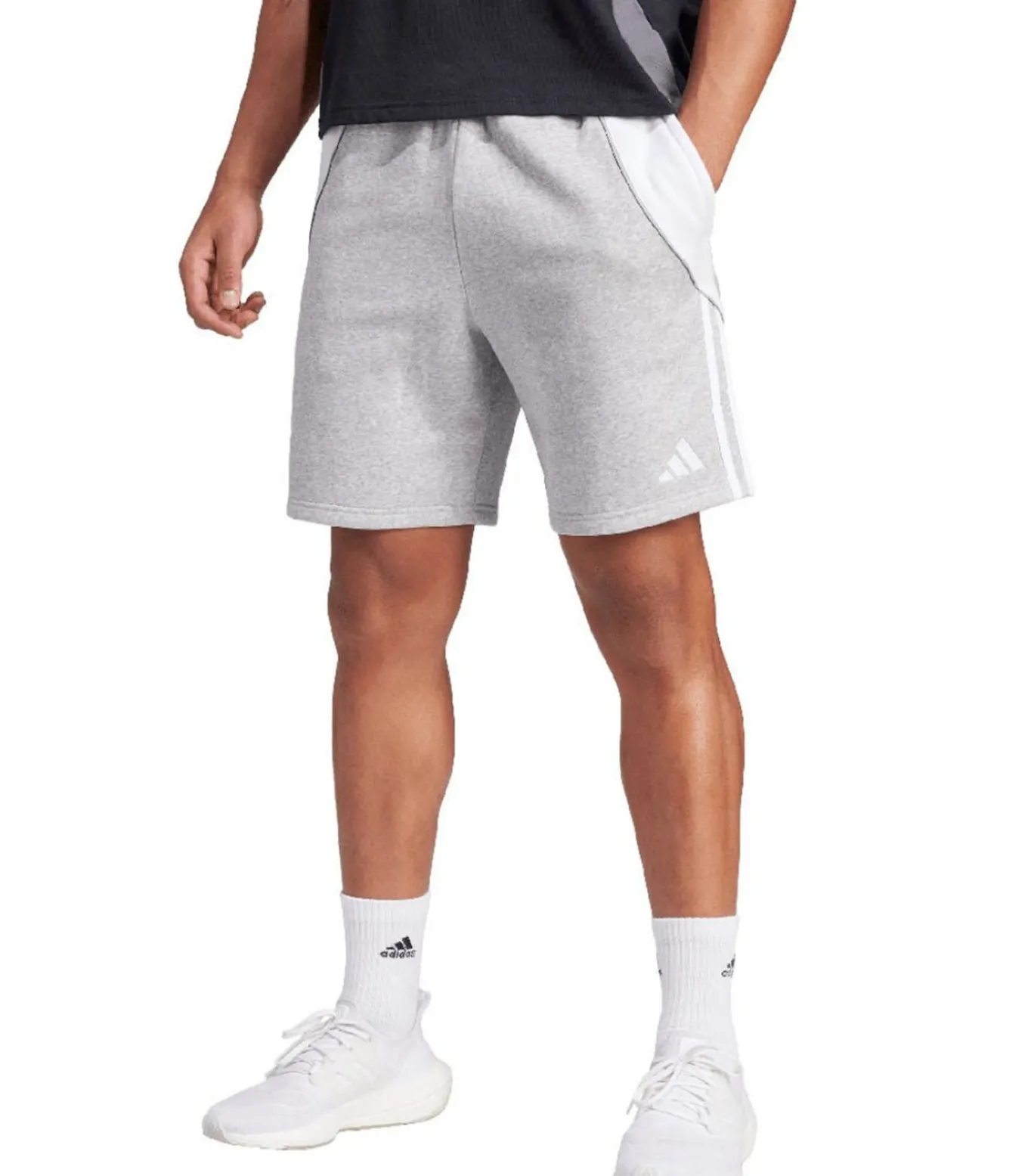 TIRO 24 SWEAT - Korte Broek - Grijs