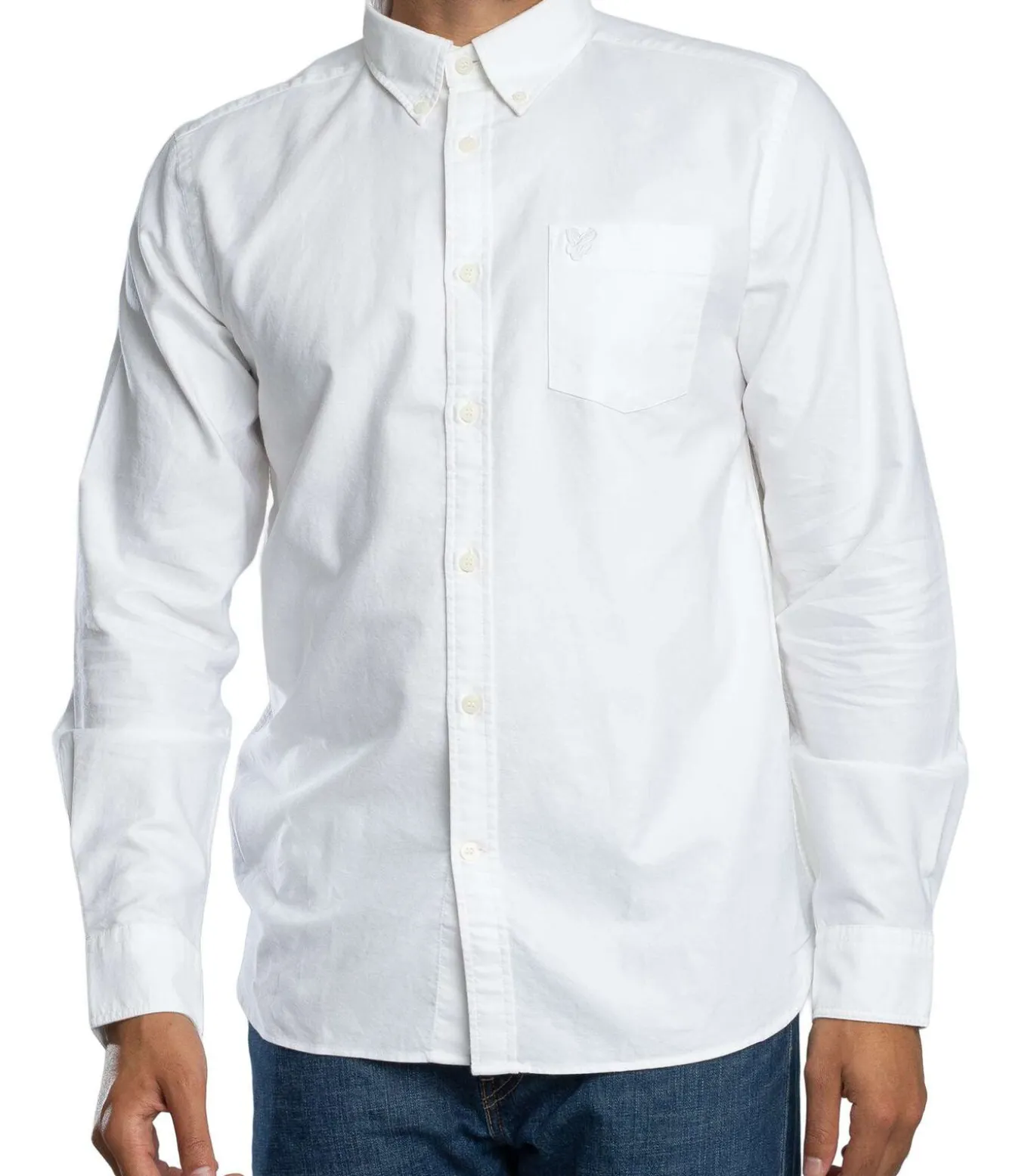 Tonal Eagle Plain Oxford Shirt