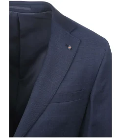 Toulon Kostuum Wol Navy