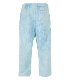 TOWEL WASHED - Joggingbroek - Lichtblauw