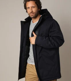 TOYLEN - Casual parka met capuchon, lengte tot halverwege de dij