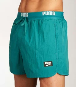 Track Shorts Zwembroek Heren Teal