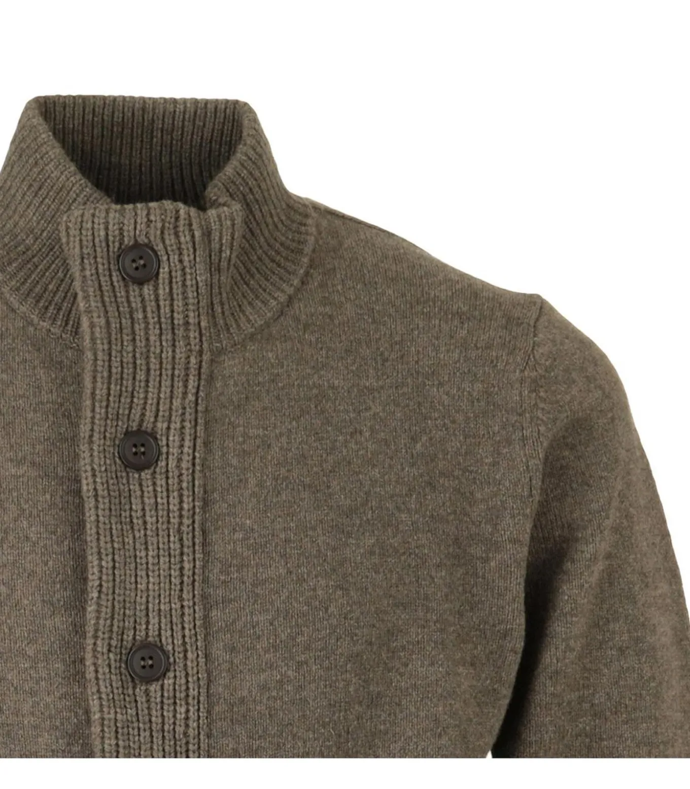 Truien Essential Patch Zip Through Knitted Jumper
