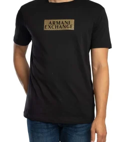 T-Shirt Met Diagonaal Logo
