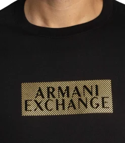T-Shirt Met Diagonaal Logo
