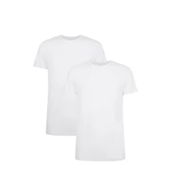 t-shirt ronde hals 2 pack knitted r-neck t-shirt optical white