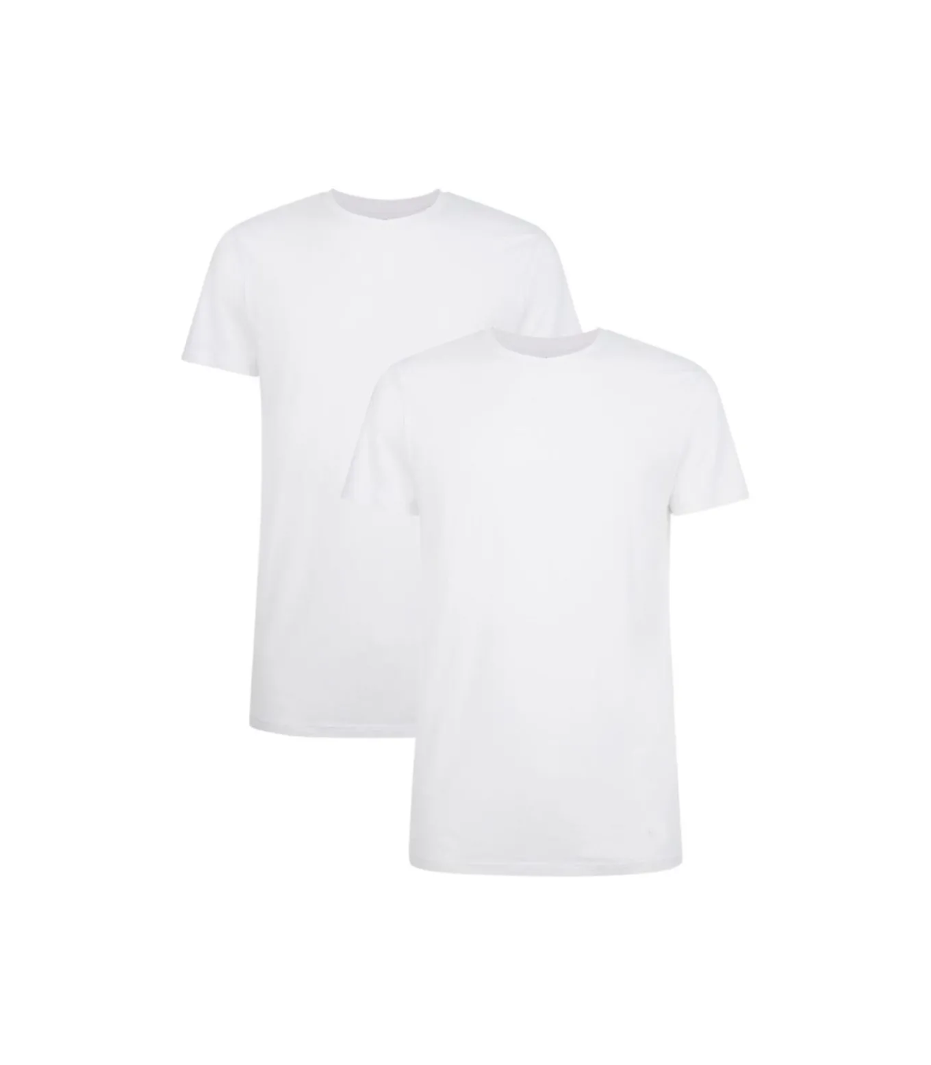 t-shirt ronde hals 2 pack knitted r-neck t-shirt optical white