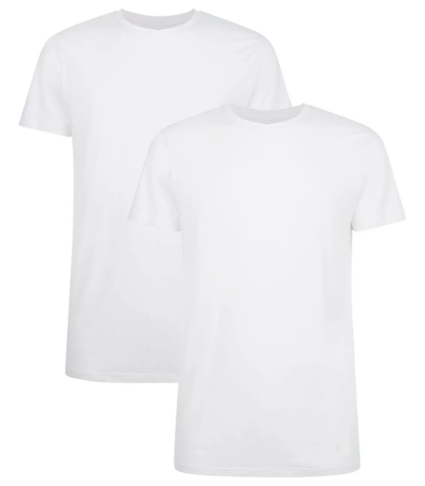 t-shirt ronde hals 2 pack knitted r-neck t-shirt optical white