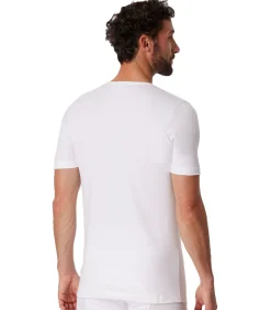 t-shirt v-hals 2 pack 95/5 organic cotton shirts white