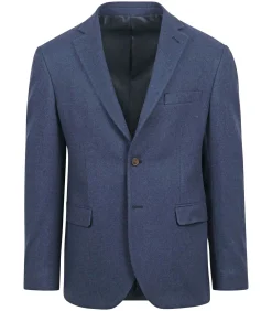 Tweed Colbert Mid Blauw