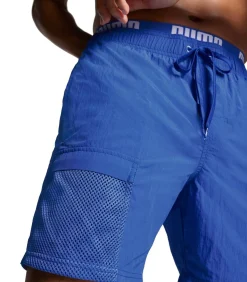 Utility Mid Shorts Zwembroek Benjamin Blue