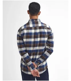 Valley Overhemd Ruit Bruin Blauw