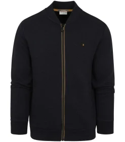 Vest Patroon Navy Blauw