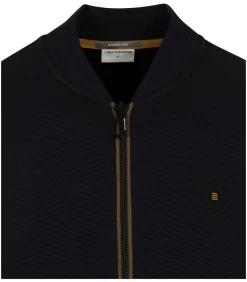 Vest Patroon Navy Blauw