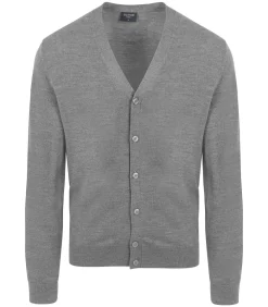 Vest Wol Grijs