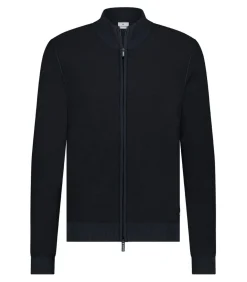 Vest Zip Donkerblauw