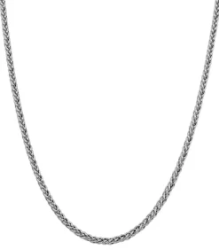 Vossenstaart Ketting - 5mm - Zilver Kleurig - Staal
