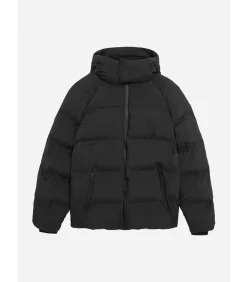 Welded wadding jacket - jet black