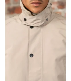 Winter ashby waterproof jacket - washed stone