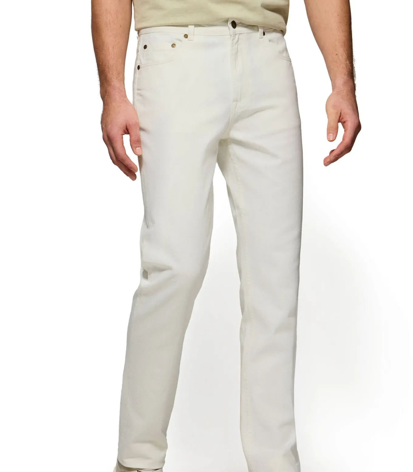 Witte regular fit Boston jeans