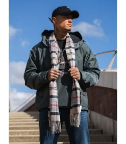 Yaxley tartan scarf - dress tartan