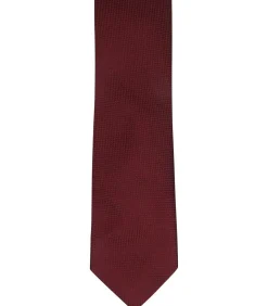 Zijde Stropdas Bordeaux