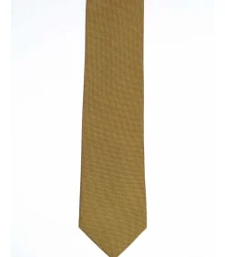 Zijden das slimline saffraan