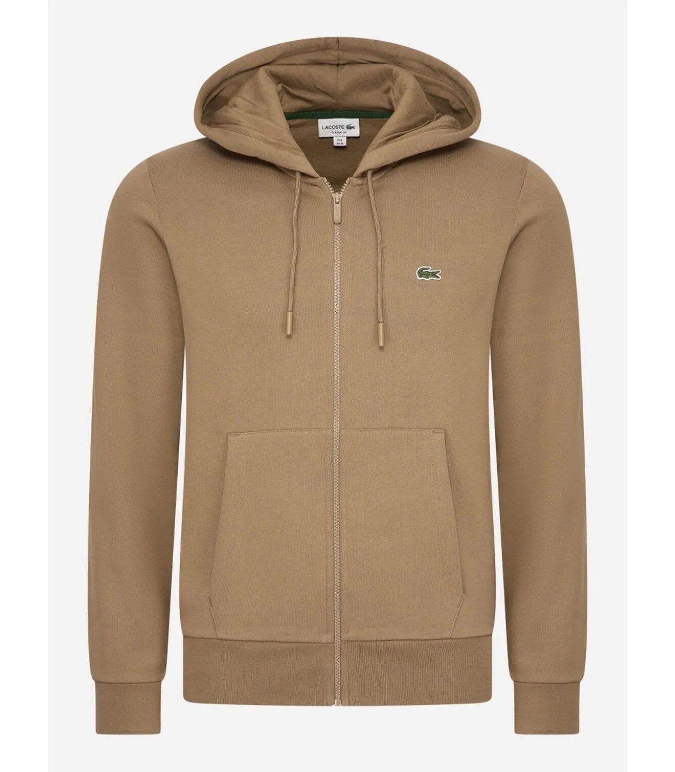 Zip through hoodie - cookie