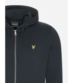 Zip through hoodie - dark navy