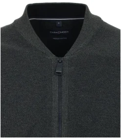 Zip Vest Antraciet