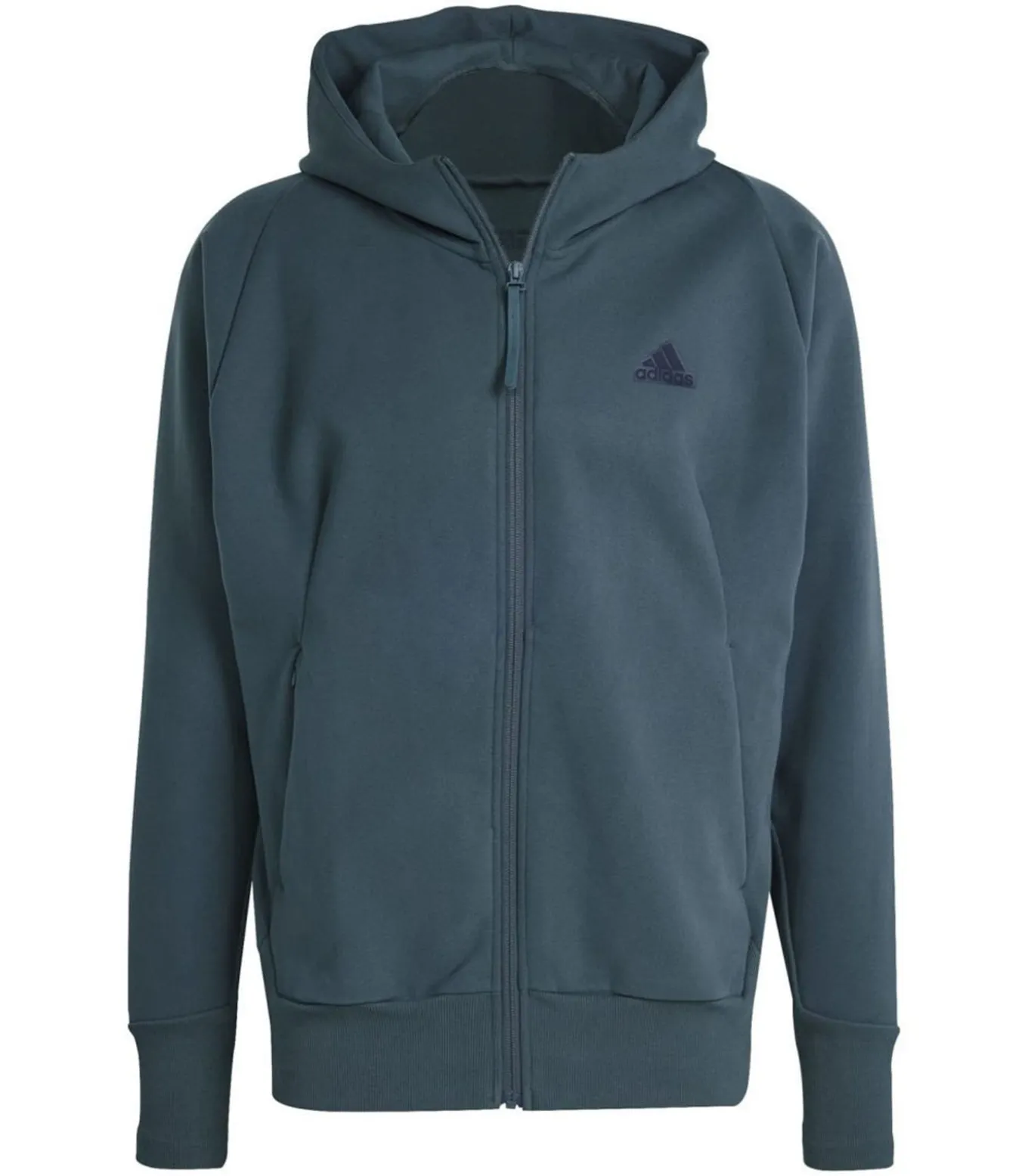 ZNE WINTERIZED - Trui met kap Met Volledige Ritssluiting - Marineblauw