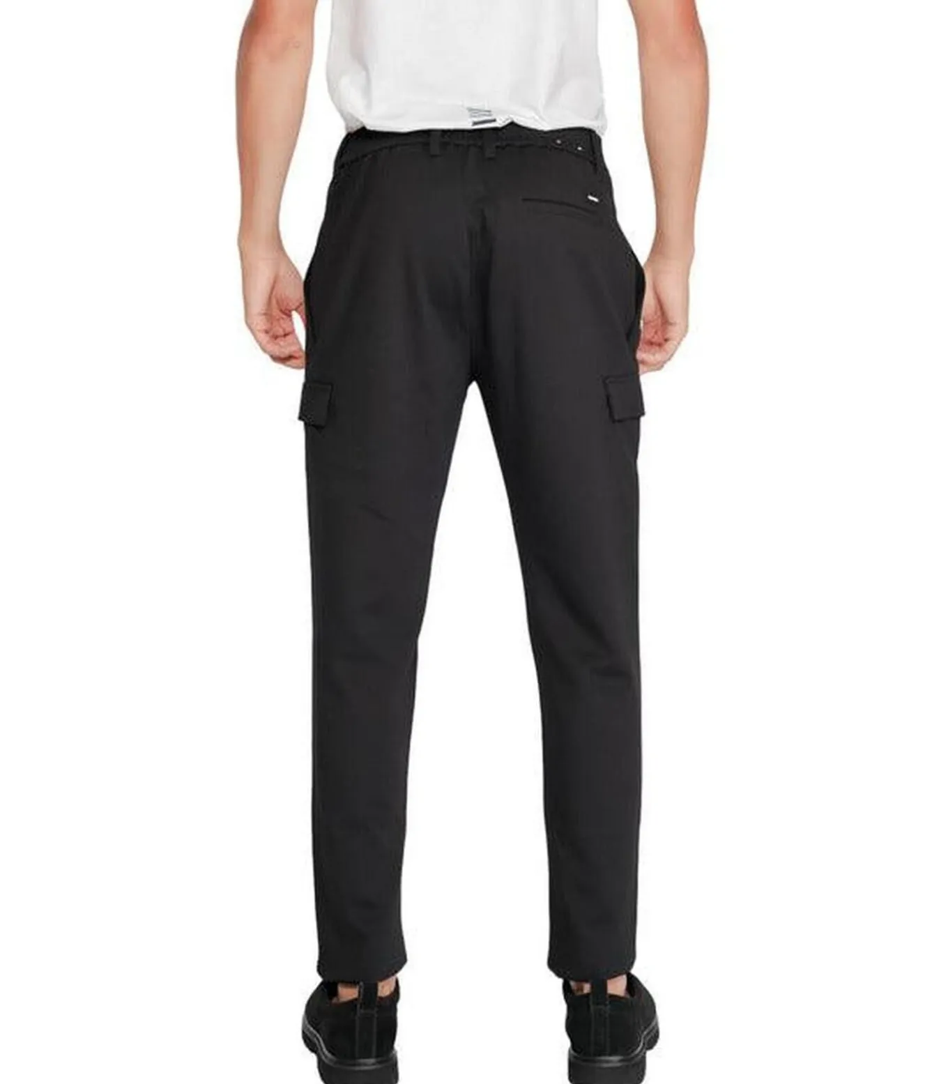 Zwarte Comfort Knit Tapered In Zwart