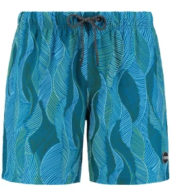 Zwembroek Bladeren Blauw