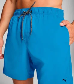 Zwembroek Heren Middel Lang Speed Blue